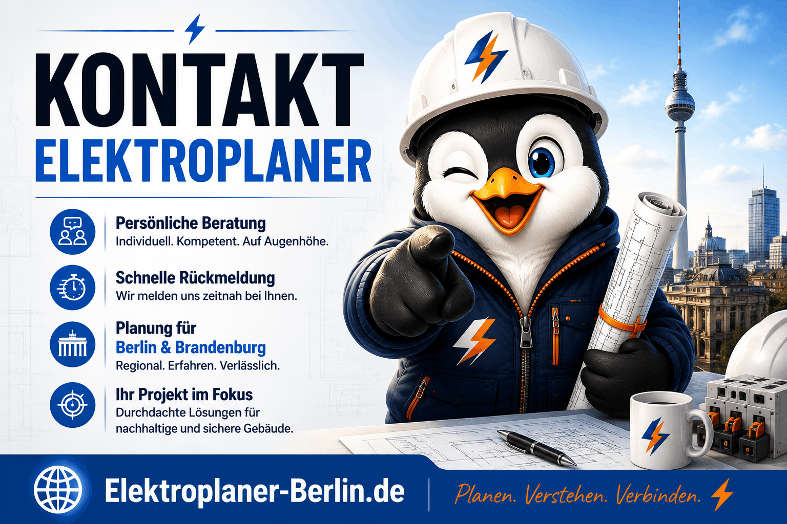 Elektroplanung mit Leidenschaft in Berlin Infografik Elektroplanung mit Leidenschaft in Berlin Infografik